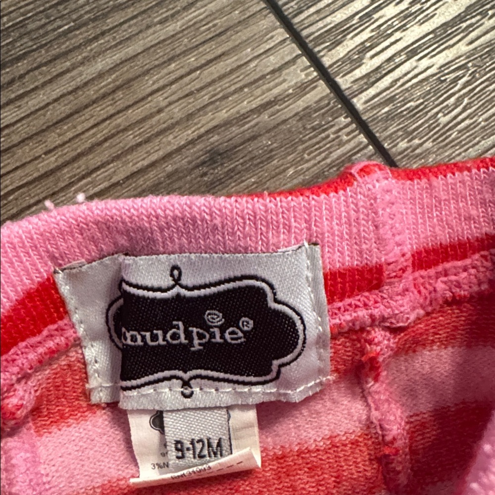 Mud Pie Baby Outfit with Pink Accents - Picture 4 of 5